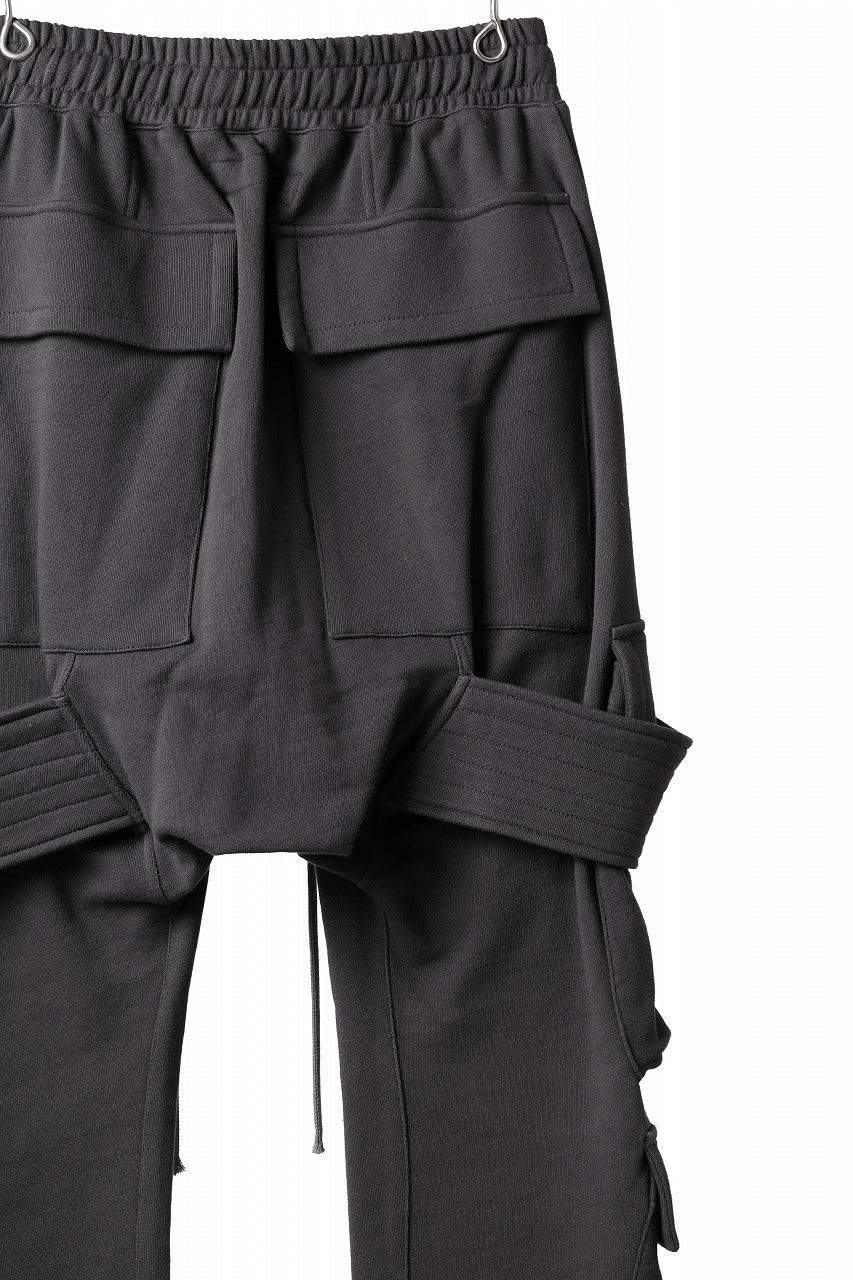 A.F ARTEFACT BELTED CARGO SARROUEL EASY PANTS (DARK GREY) - Image 25