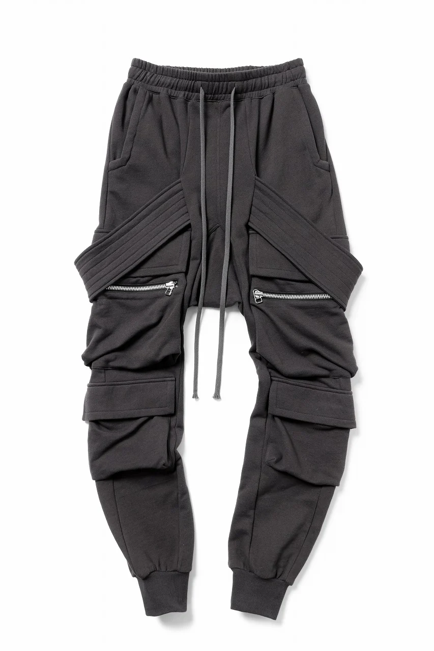 A.F ARTEFACT BELTED CARGO SARROUEL EASY PANTS (DARK GREY) - Image 27
