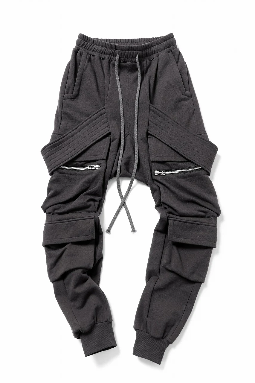 A.F ARTEFACT BELTED CARGO SARROUEL EASY PANTS (DARK GREY) - Image 29