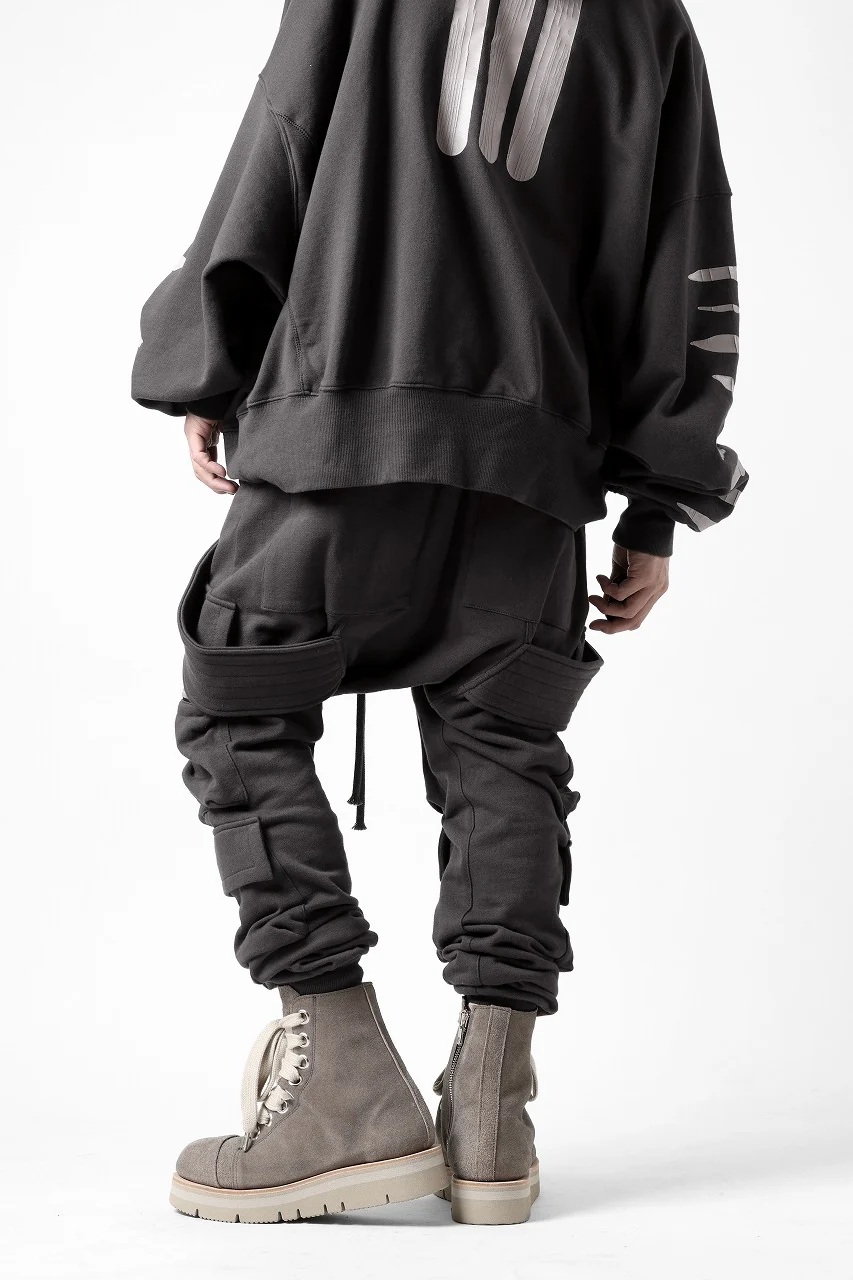 A.F ARTEFACT BELTED CARGO SARROUEL EASY PANTS (DARK GREY) - Image 4