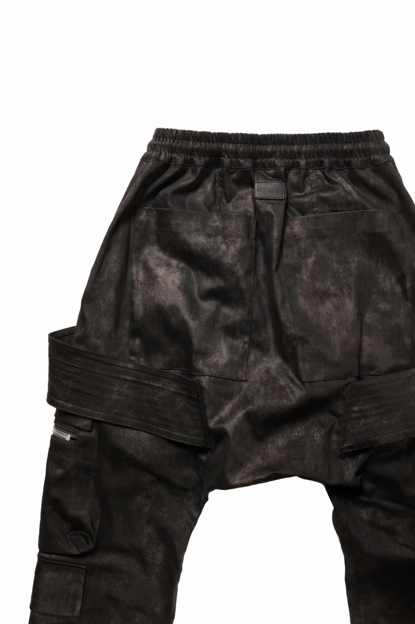 A.F ARTEFACT BELTED DETAIL JOGGER / METAL STEAM CAMOUFLAGE (BLACK×BROWN) - Image 8