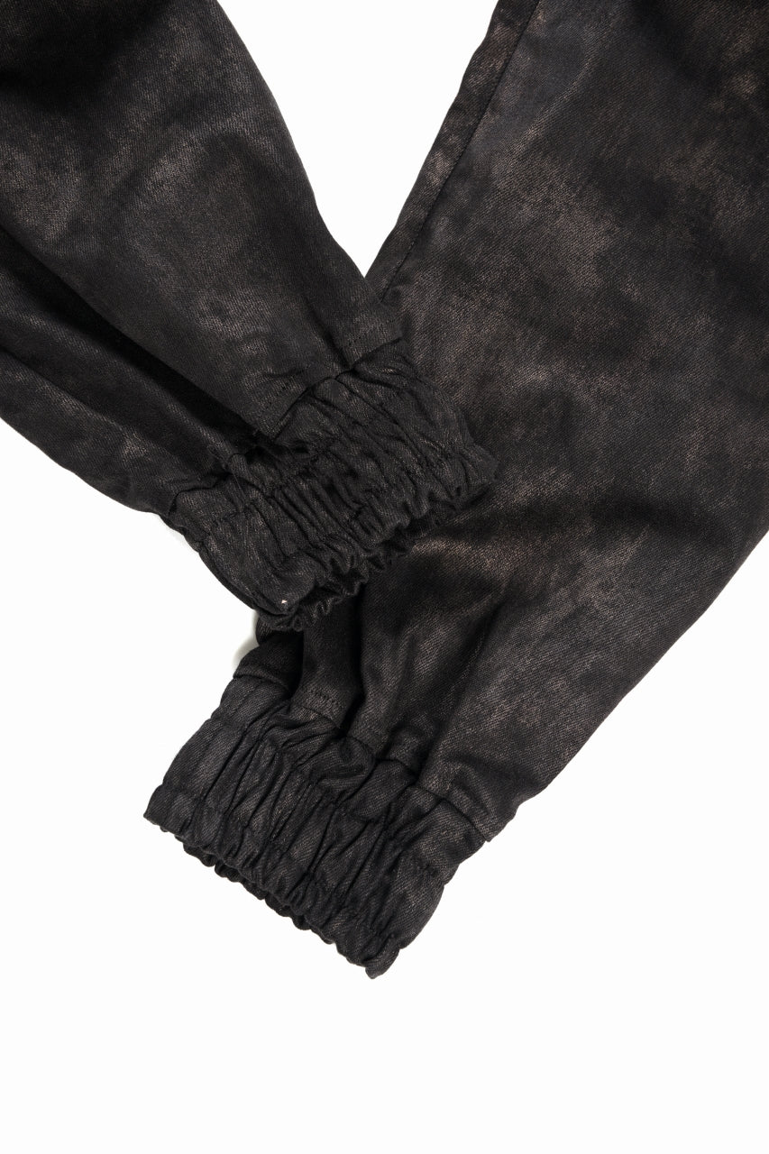 A.F ARTEFACT BELTED DETAIL JOGGER / METAL STEAM CAMOUFLAGE (BLACK×BROWN) - Image 9