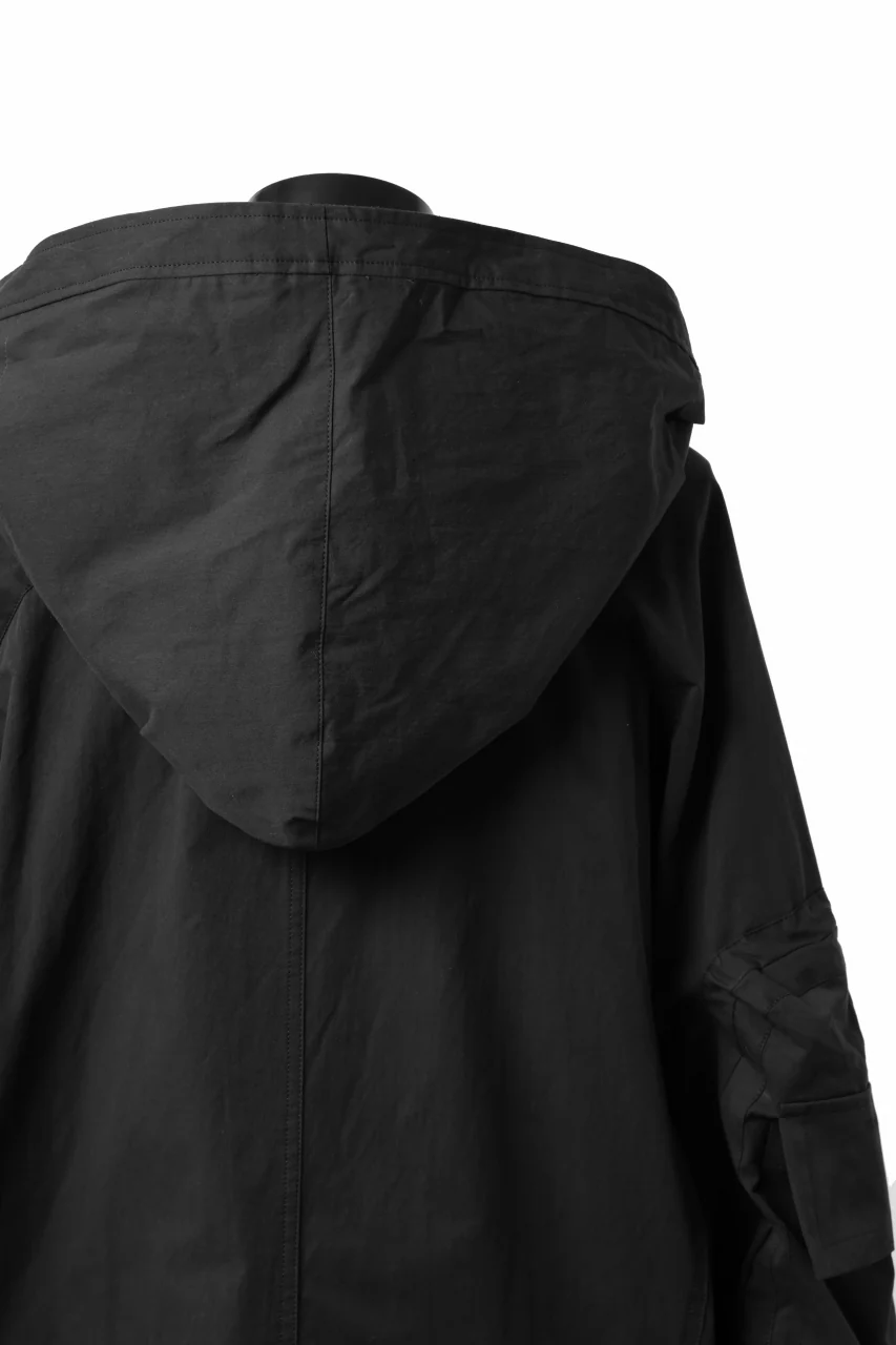 A.F ARTEFACT BIG POCKET HOODIE ZIP BLOUSON (BLACK) - Image 13