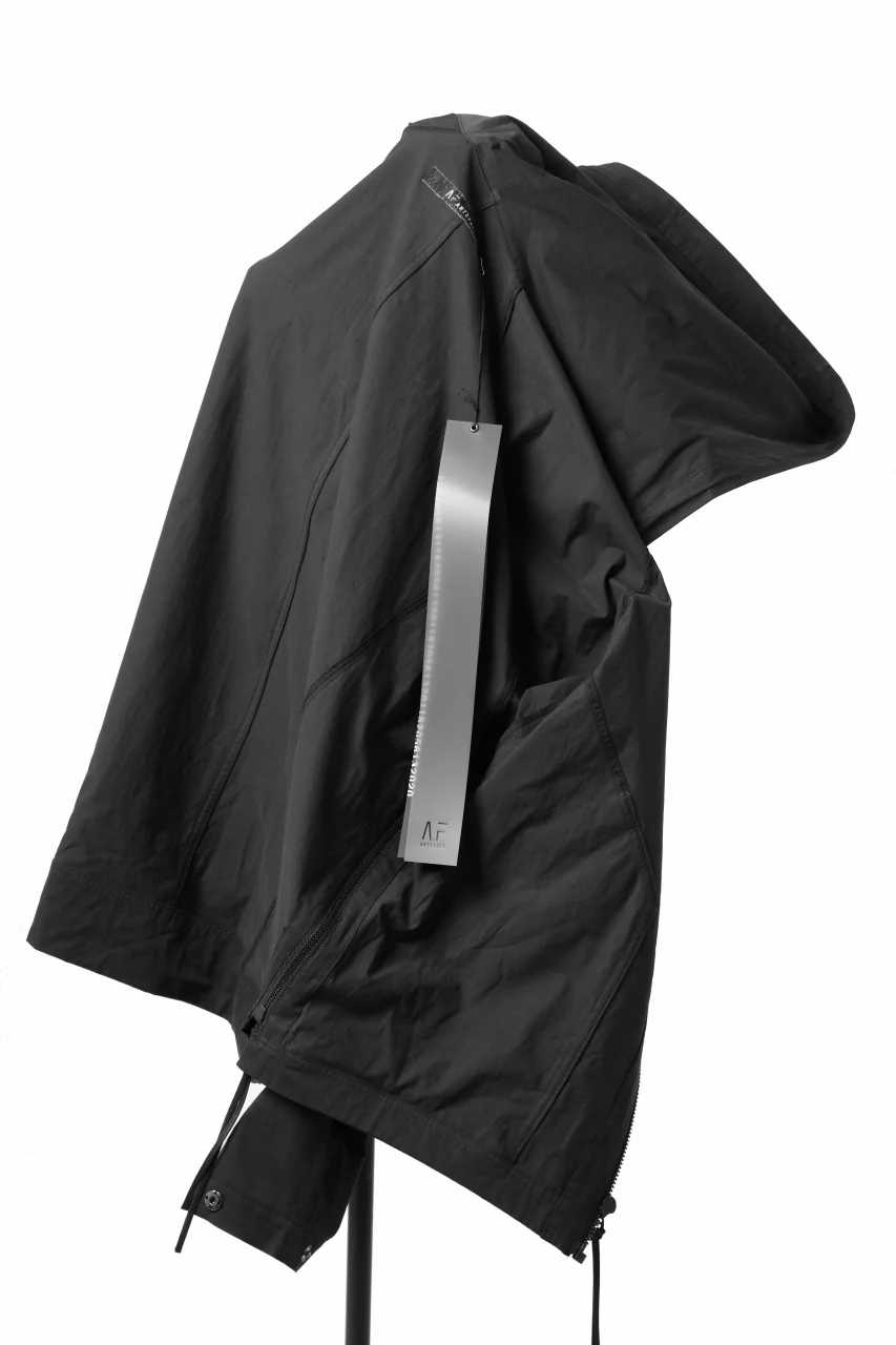 A.F ARTEFACT BIG POCKET HOODIE ZIP BLOUSON (BLACK) - Image 14