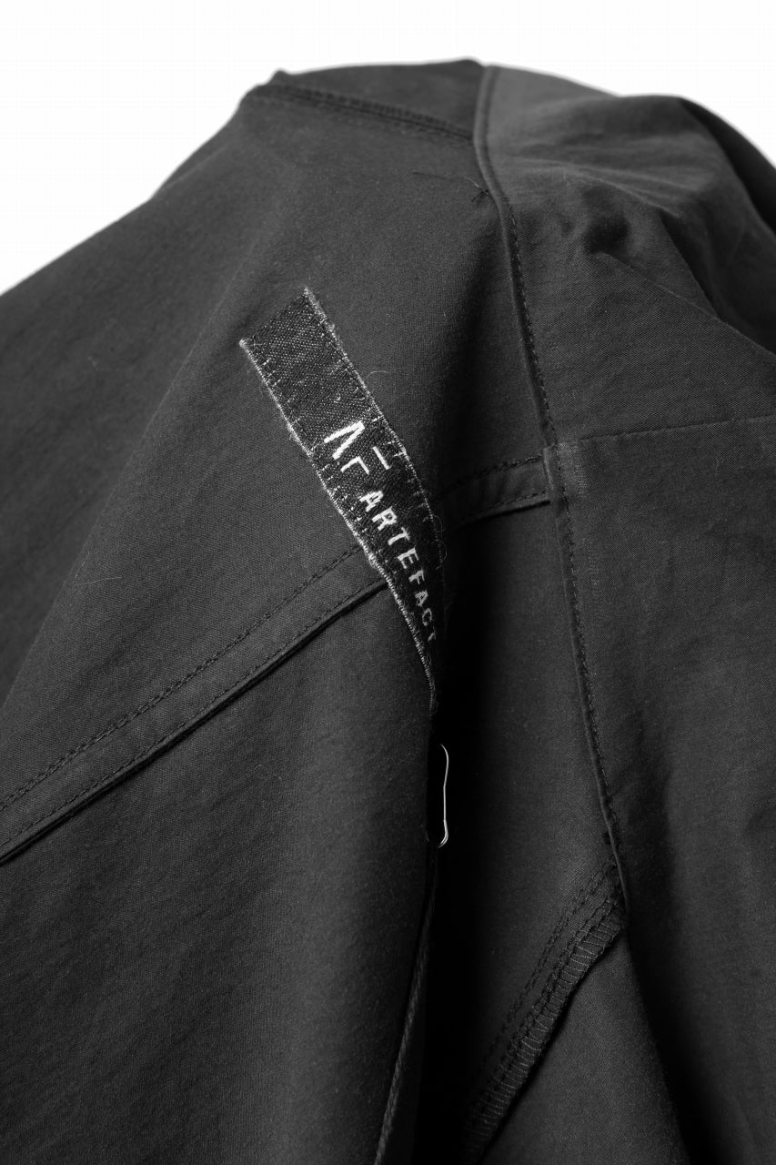 A.F ARTEFACT BIG POCKET HOODIE ZIP BLOUSON (BLACK) - Image 15