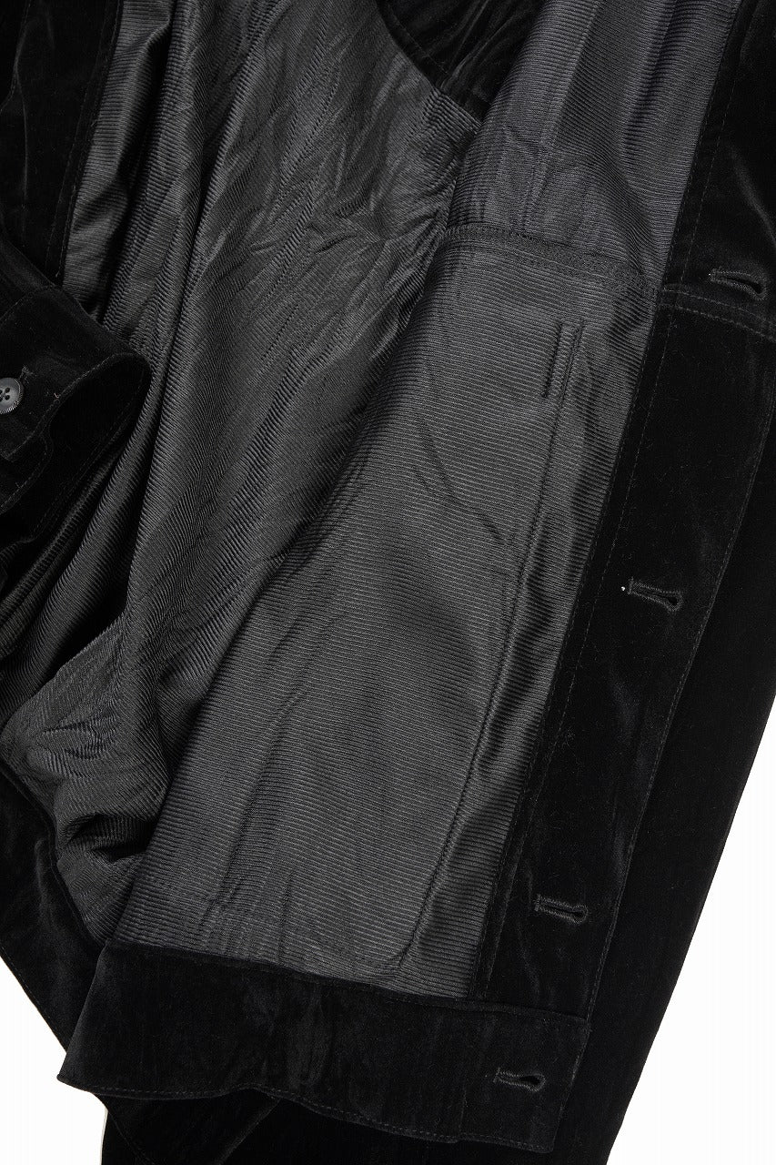 A.F ARTEFACT BIG POCKET SHORT BLOUSON / WASHER VELOR (BLACK) - Image 11