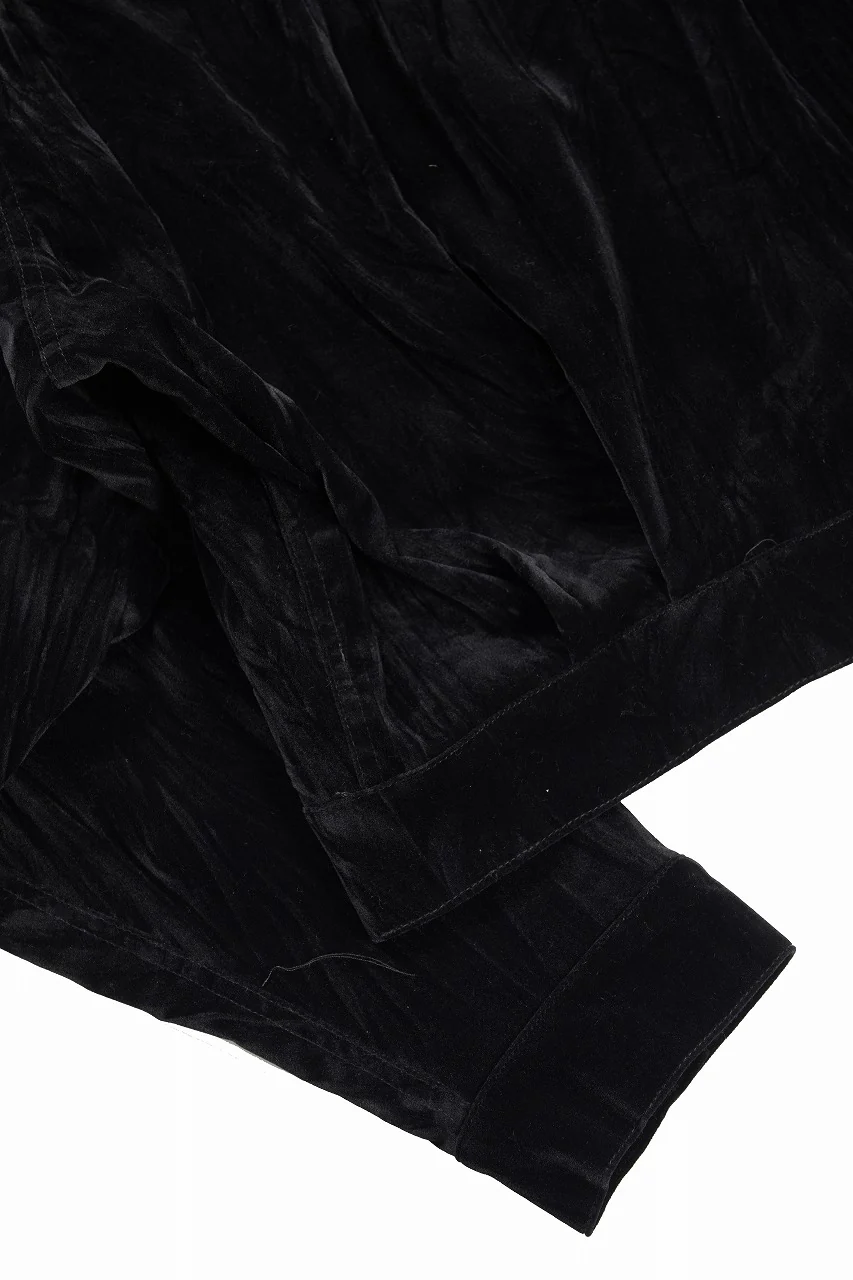 A.F ARTEFACT BIG POCKET SHORT BLOUSON / WASHER VELOR (BLACK) - Image 15