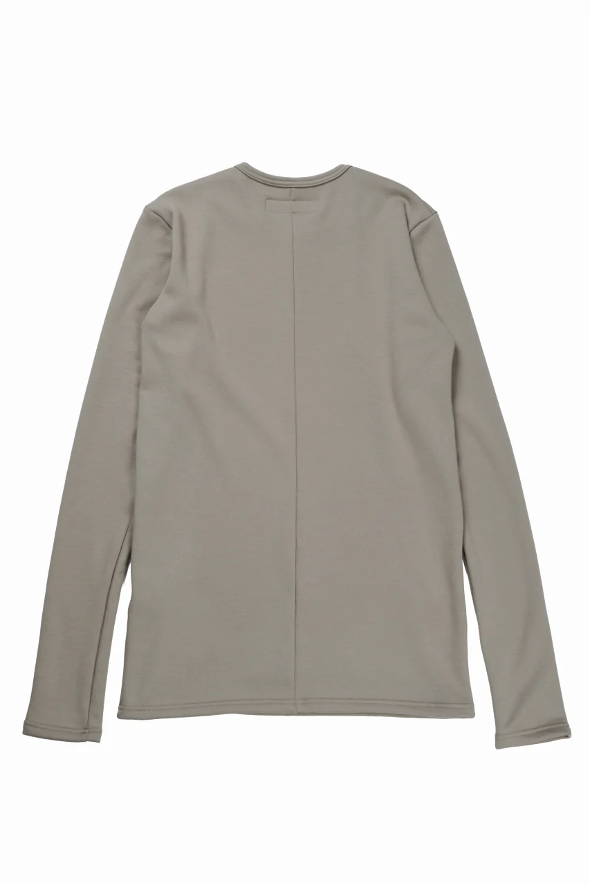 A.F ARTEFACT BOMBER HEAT® SOLID LS TOPS (LIGHT GREY) - Image 3
