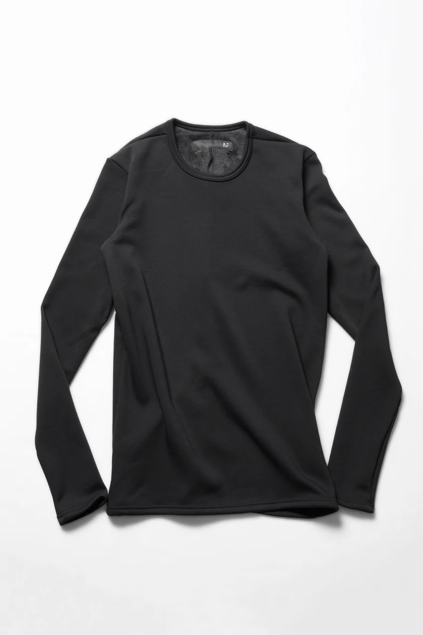 A.F ARTEFACT BOMBER HEAT® SOLID LS TOPS (BLACK)