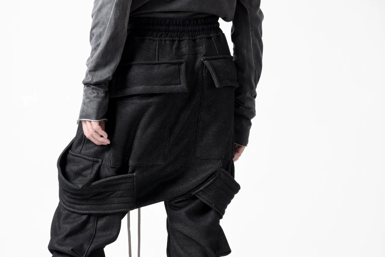 A.F ARTEFACT BOMBER HEAT BELTED SARROUEL CARGO PANTS (MIX BLACK) - Image 33