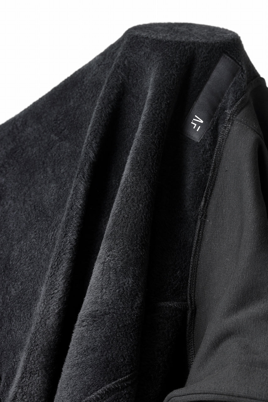 A.F ARTEFACT BOMBER HEAT JUMBO HOODIE (BLACK) - Image 14