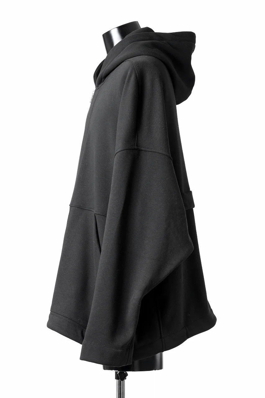 A.F ARTEFACT BOMBER HEAT JUMBO HOODIE (BLACK) - Image 3
