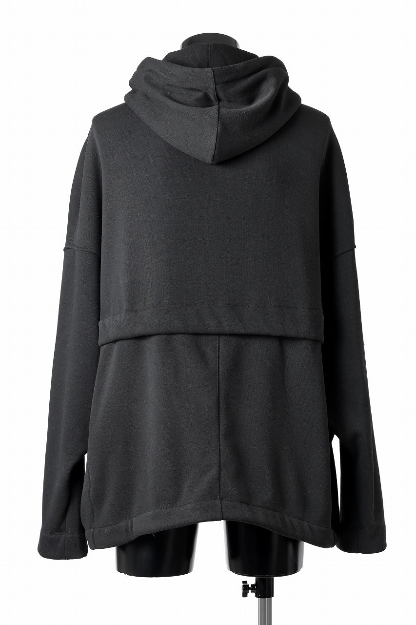 A.F ARTEFACT BOMBER HEAT JUMBO HOODIE (BLACK) - Image 4