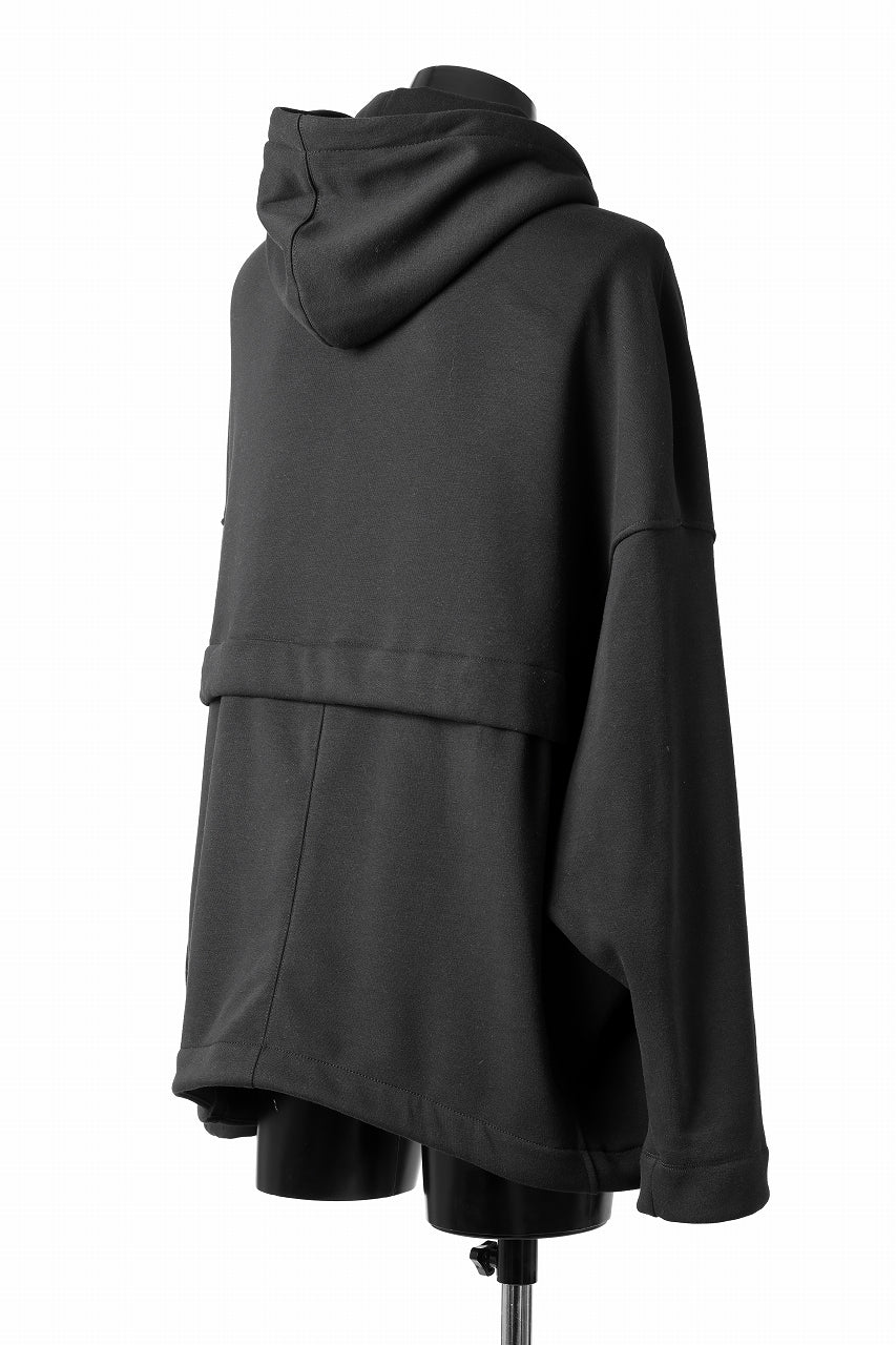 A.F ARTEFACT BOMBER HEAT JUMBO HOODIE (BLACK) - Image 5
