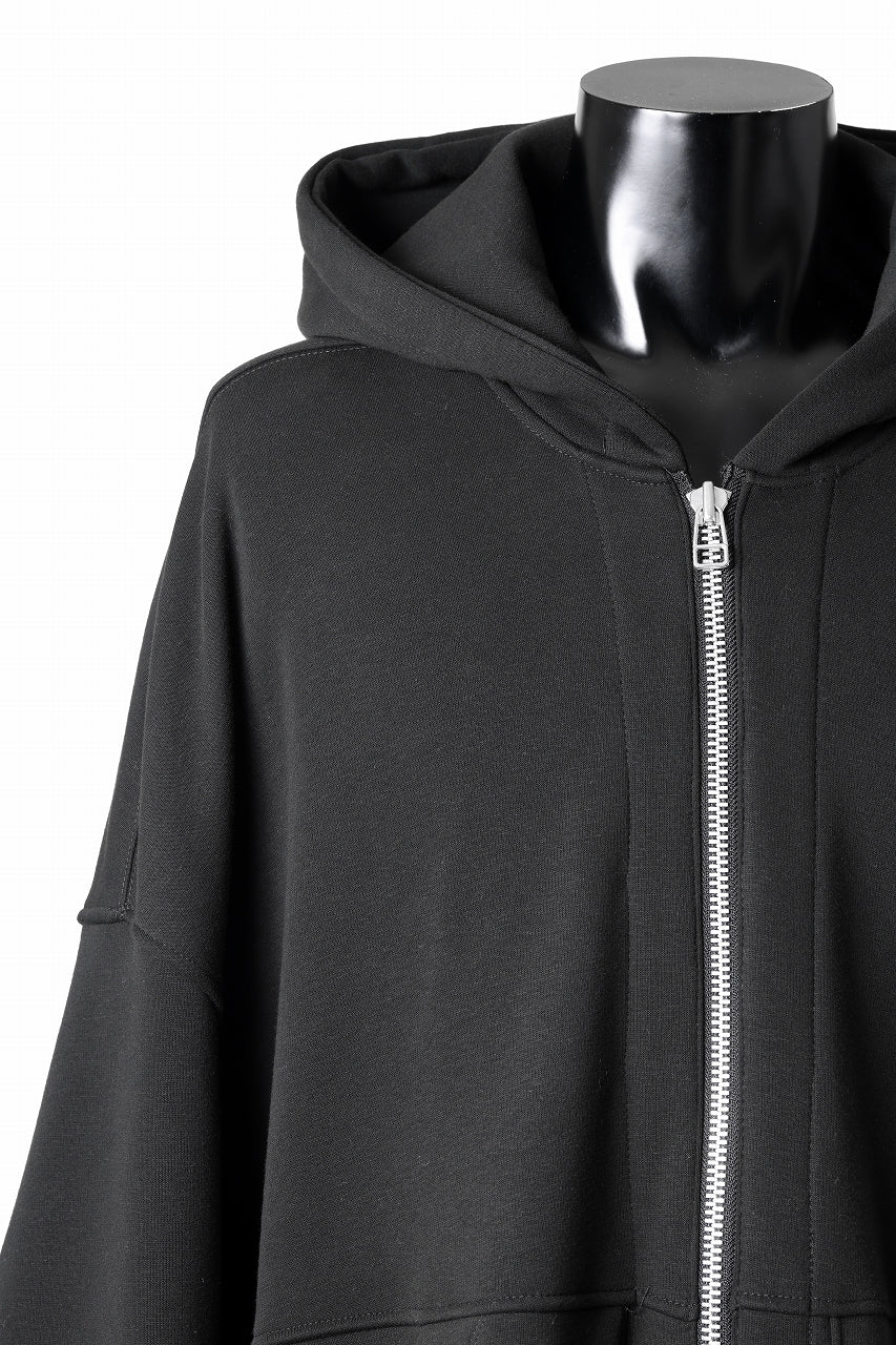 A.F ARTEFACT BOMBER HEAT JUMBO HOODIE (BLACK) - Image 6