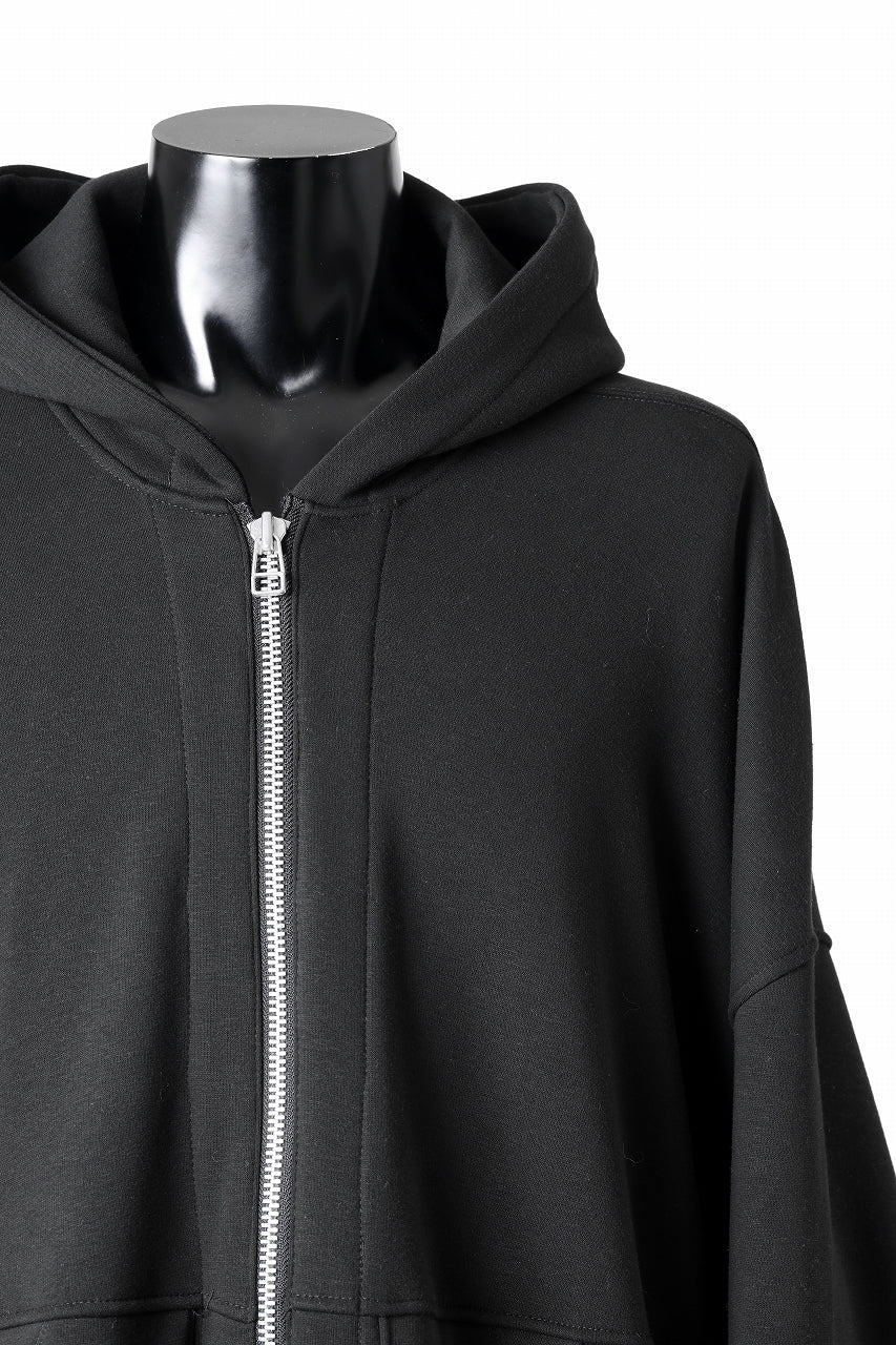 A.F ARTEFACT BOMBER HEAT JUMBO HOODIE (BLACK) - Image 7