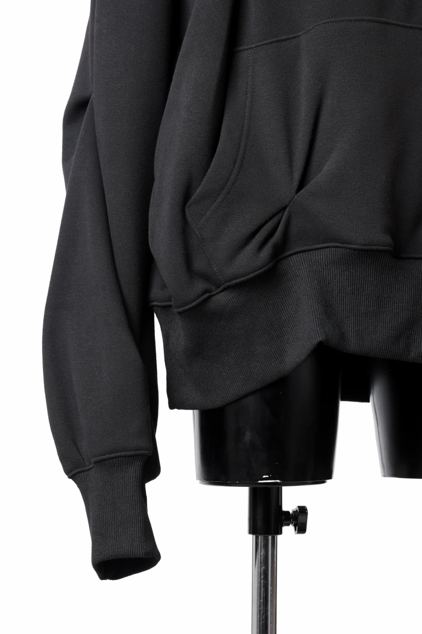 A.F ARTEFACT BOMBER HEAT TUCK HOODIE (BLACK) - Image 10