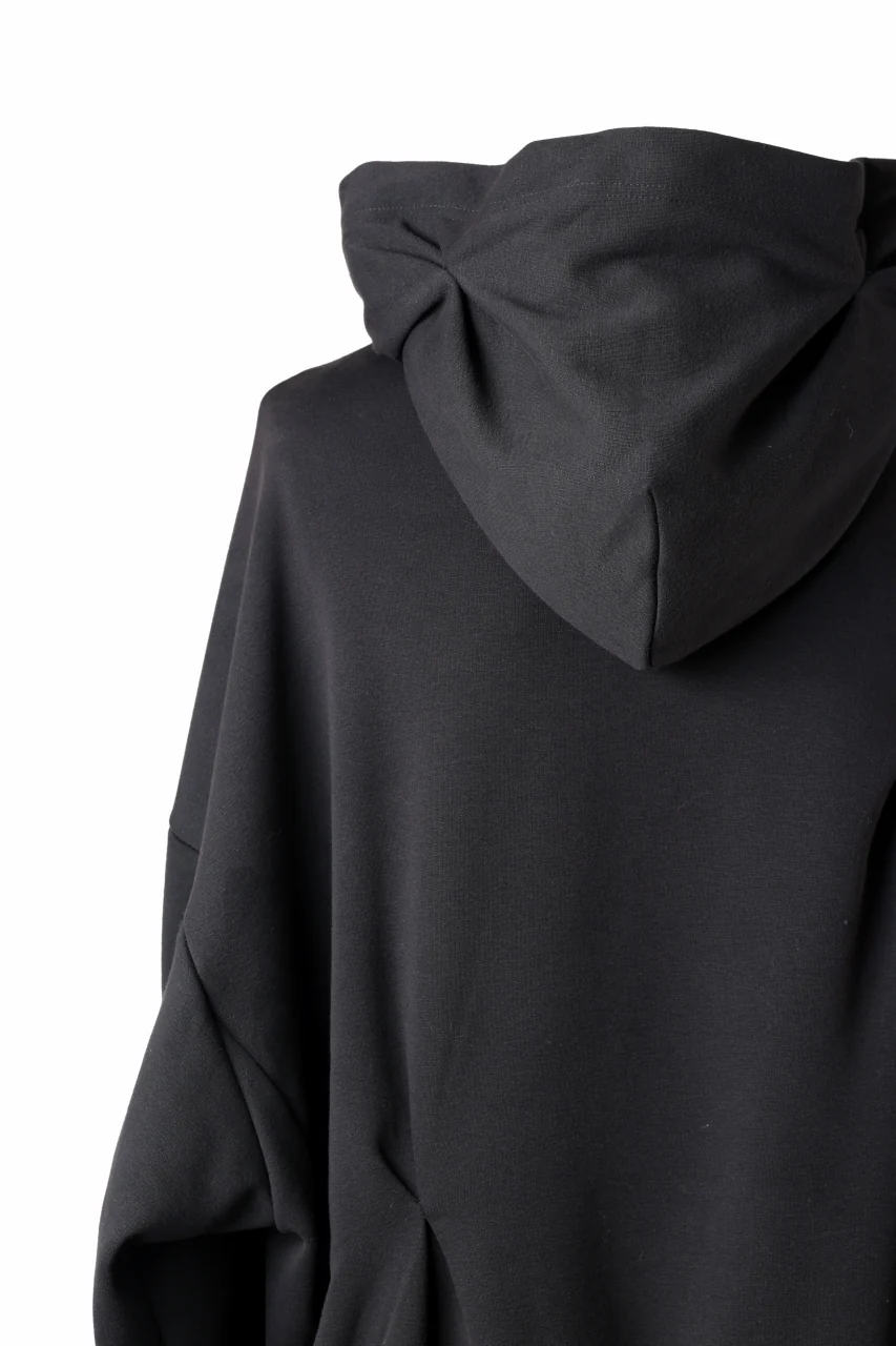 A.F ARTEFACT BOMBER HEAT TUCK HOODIE (BLACK) - Image 14