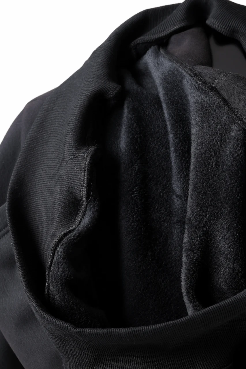 A.F ARTEFACT BOMBER HEAT TUCK HOODIE (BLACK) - Image 15