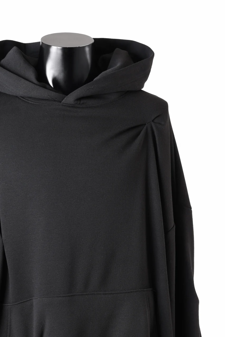 A.F ARTEFACT BOMBER HEAT TUCK HOODIE (BLACK) - Image 8