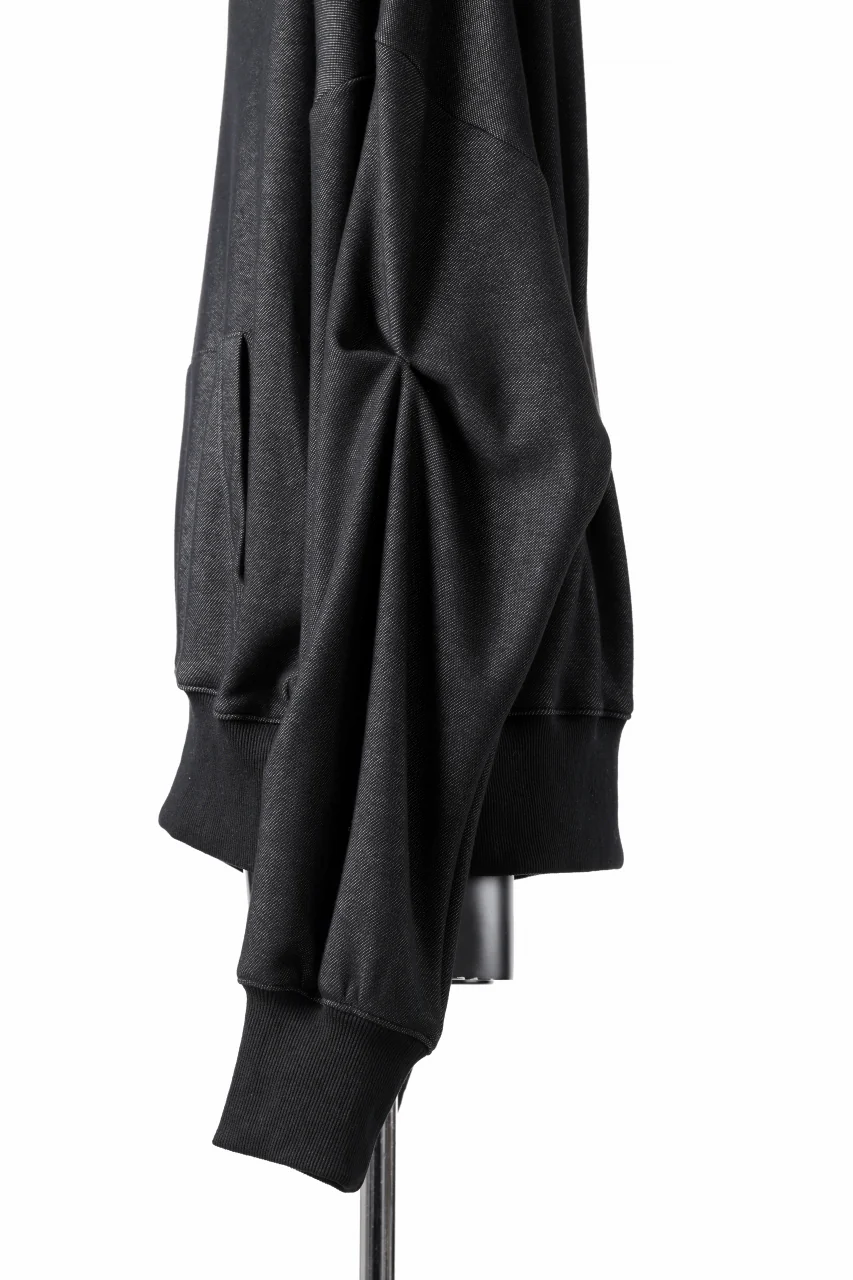 A.F ARTEFACT BOMBER HEAT TUCK HOODIE (MIX BLACK) - Image 12
