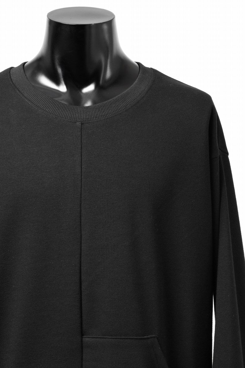 A.F ARTEFACT BOMBERHEAT® ASYMMETRY LOOP HEM TOPS (BLACK) - Image 13
