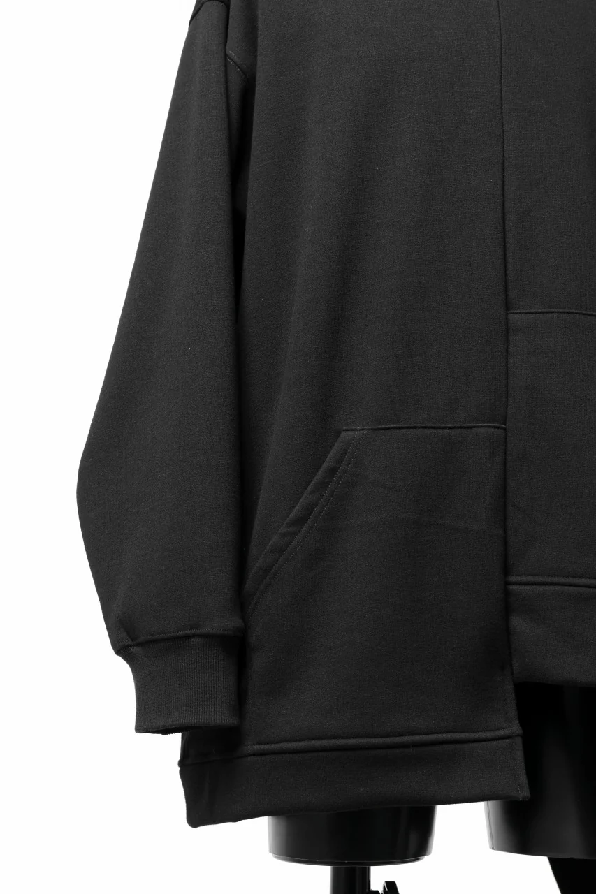 A.F ARTEFACT BOMBERHEAT® ASYMMETRY LOOP HEM TOPS (BLACK) - Image 15