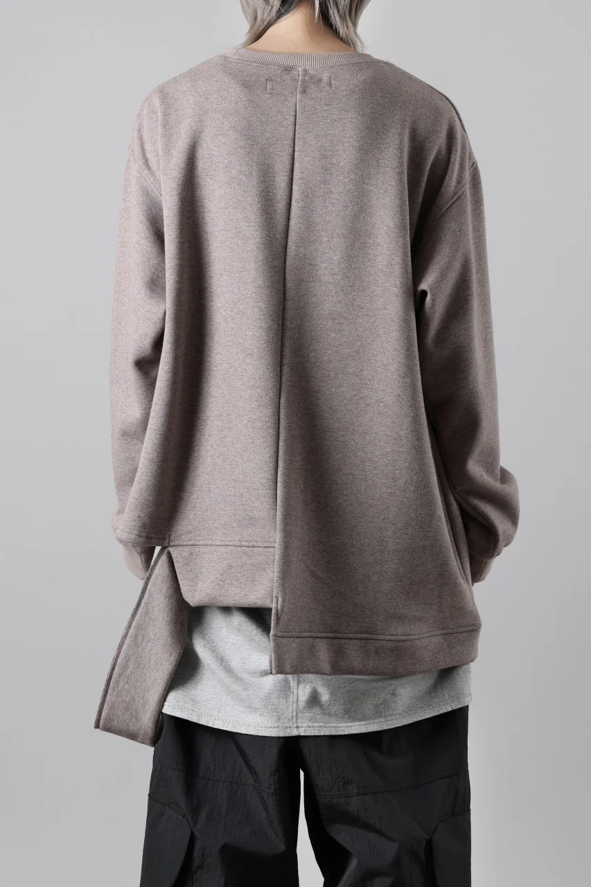 A.F ARTEFACT BOMBERHEAT® ASYMMETRY LOOP HEM TOPS (BROWN) - Image 10