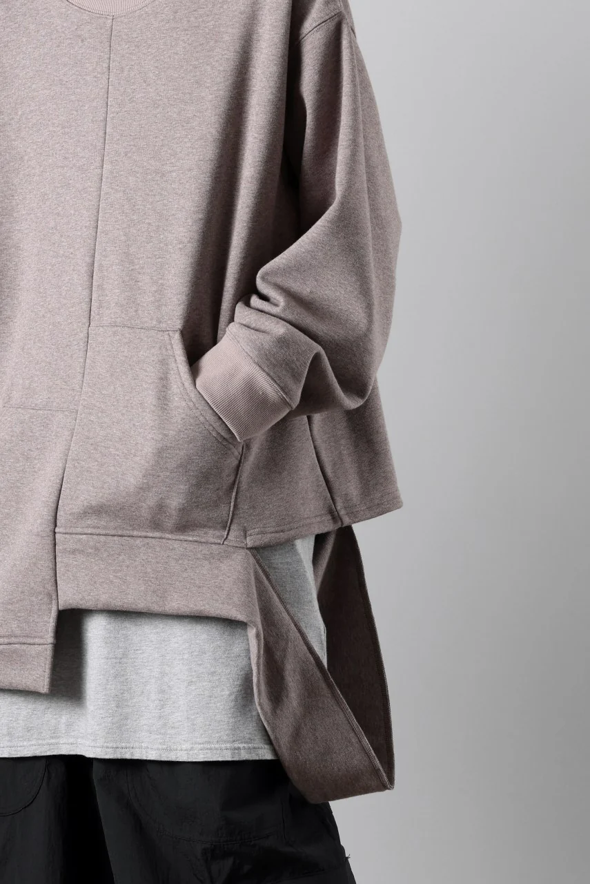 A.F ARTEFACT BOMBERHEAT® ASYMMETRY LOOP HEM TOPS (BROWN) - Image 14