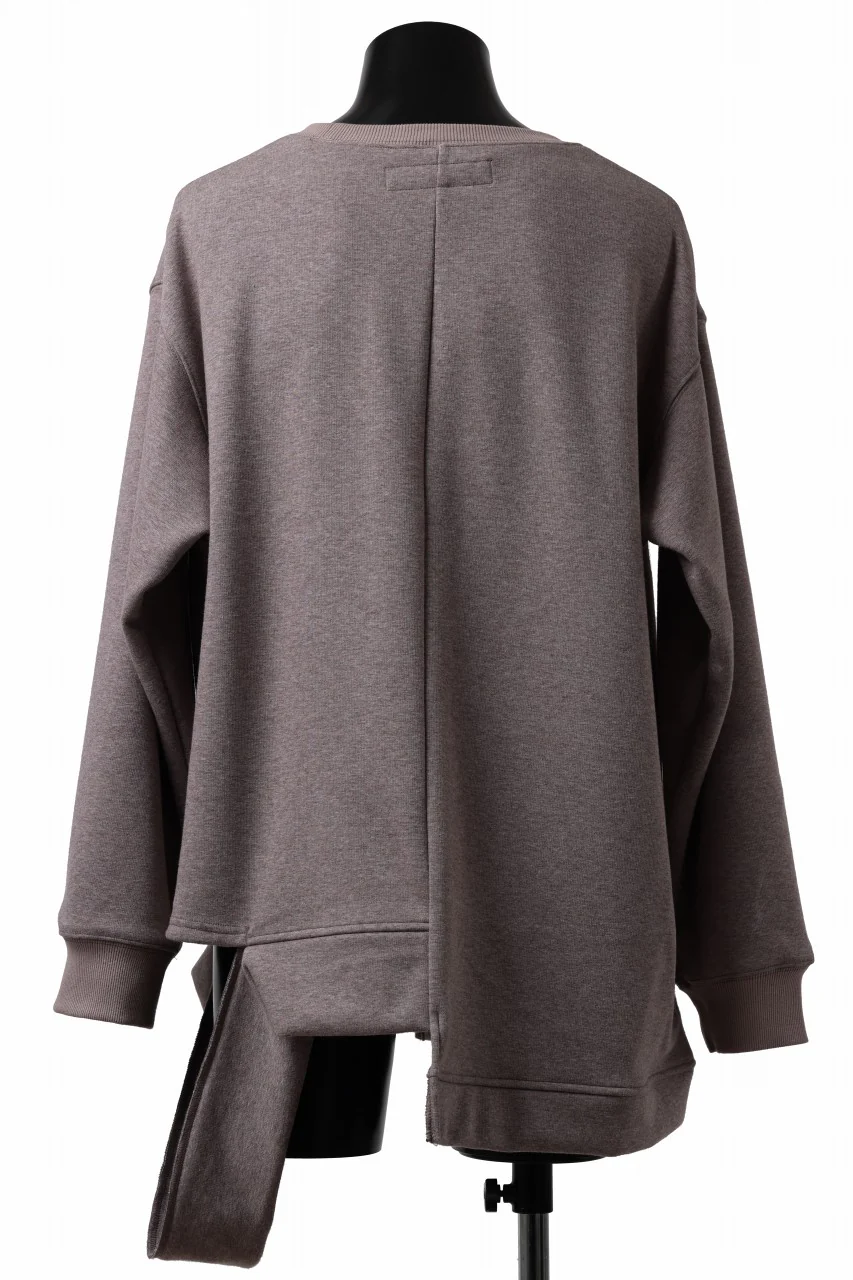 A.F ARTEFACT BOMBERHEAT® ASYMMETRY LOOP HEM TOPS (BROWN) - Image 18