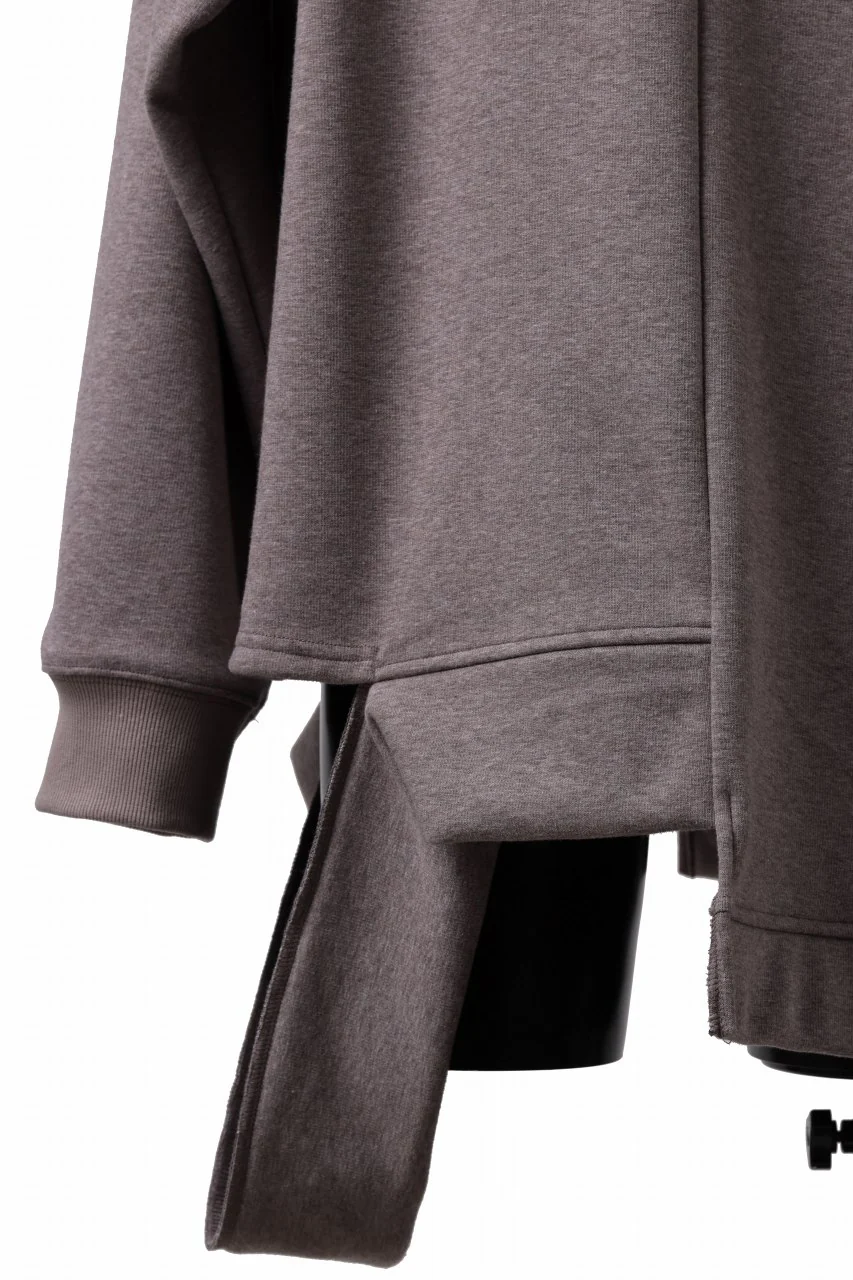 A.F ARTEFACT BOMBERHEAT® ASYMMETRY LOOP HEM TOPS (BROWN) - Image 25