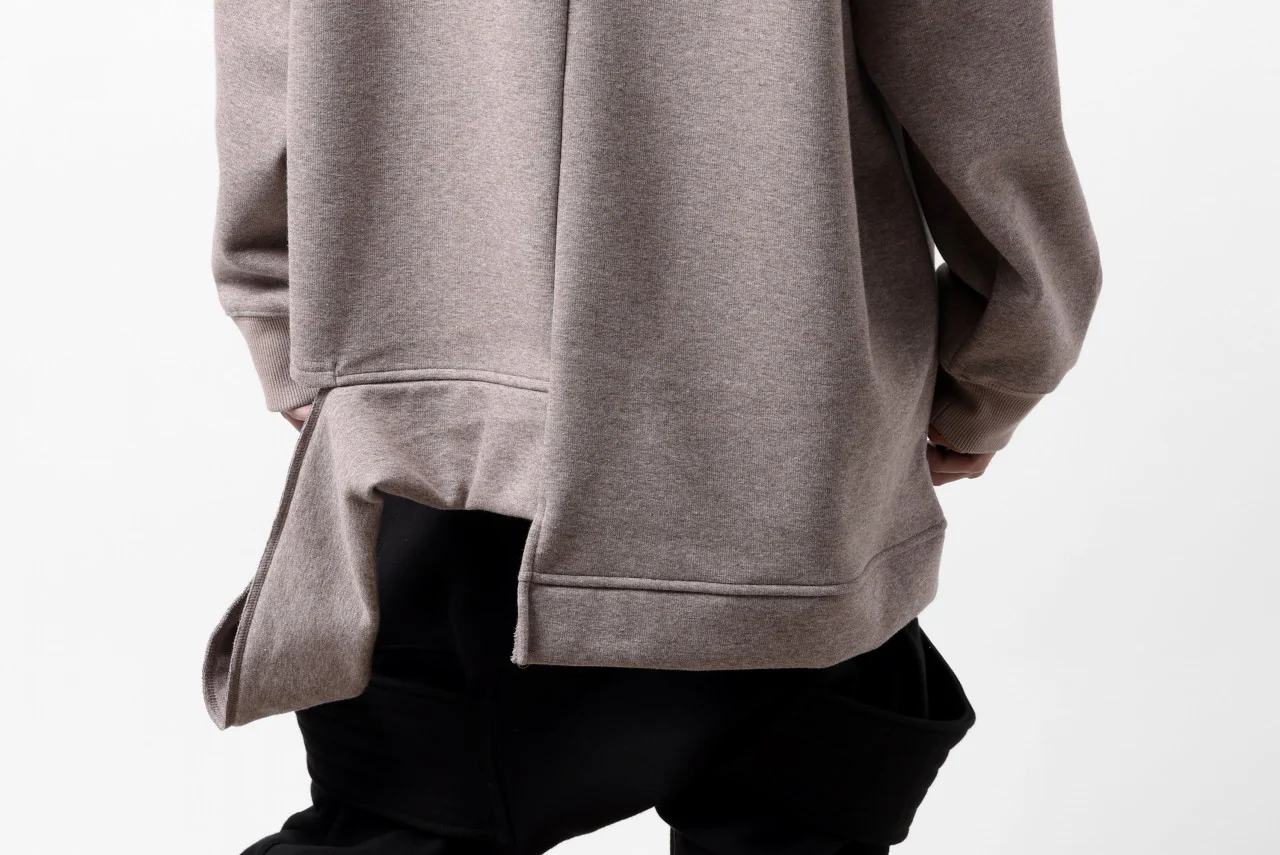 A.F ARTEFACT BOMBERHEAT® ASYMMETRY LOOP HEM TOPS (BROWN) - Image 44