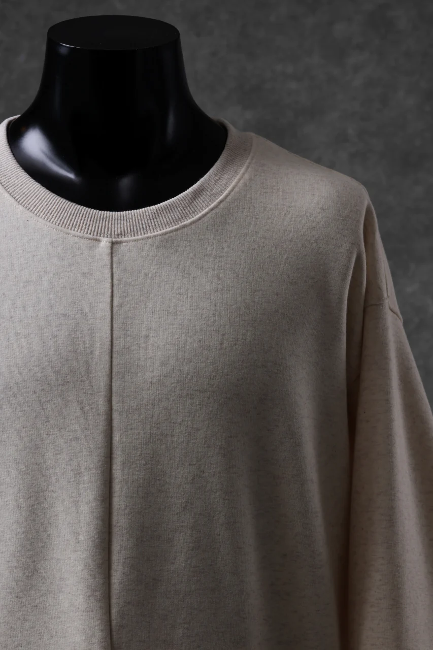 A.F ARTEFACT BOMBERHEAT® ASYMMETRY LOOP HEM TOPS (CREAM) - Image 15