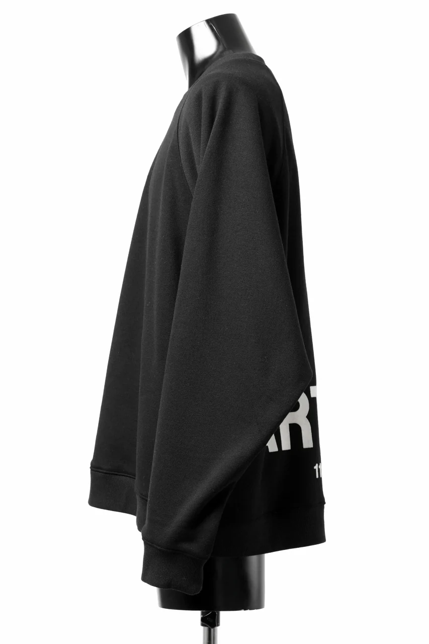 A.F ARTEFACT BOMBERHEAT® BACK LOGO DOLMAN TOPS (BLACK) - Image 5