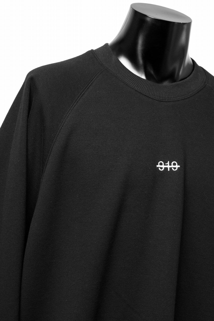 A.F ARTEFACT BOMBERHEAT® BACK LOGO DOLMAN TOPS (BLACK) - Image 8