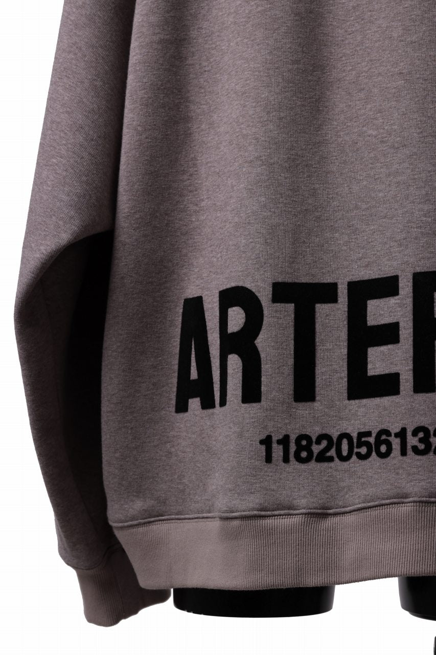A.F ARTEFACT BOMBERHEAT® BACK LOGO DOLMAN TOPS (BROWN) - Image 10