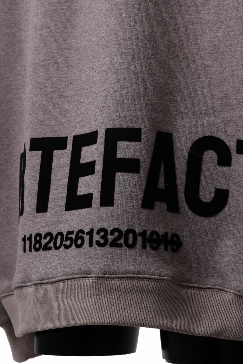 A.F ARTEFACT BOMBERHEAT® BACK LOGO DOLMAN TOPS (BROWN) - Image 11