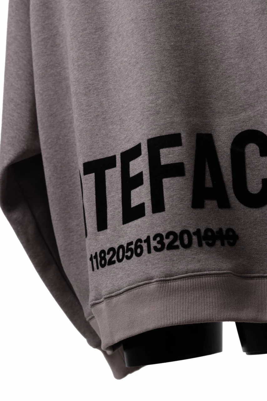 A.F ARTEFACT BOMBERHEAT® BACK LOGO DOLMAN TOPS (BROWN) - Image 12