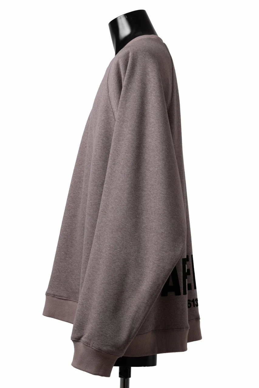 A.F ARTEFACT BOMBERHEAT® BACK LOGO DOLMAN TOPS (BROWN) - Image 5