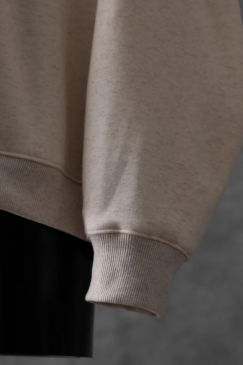 A.F ARTEFACT BOMBERHEAT® BACK LOGO DOLMAN TOPS (CREAM) - Image 9