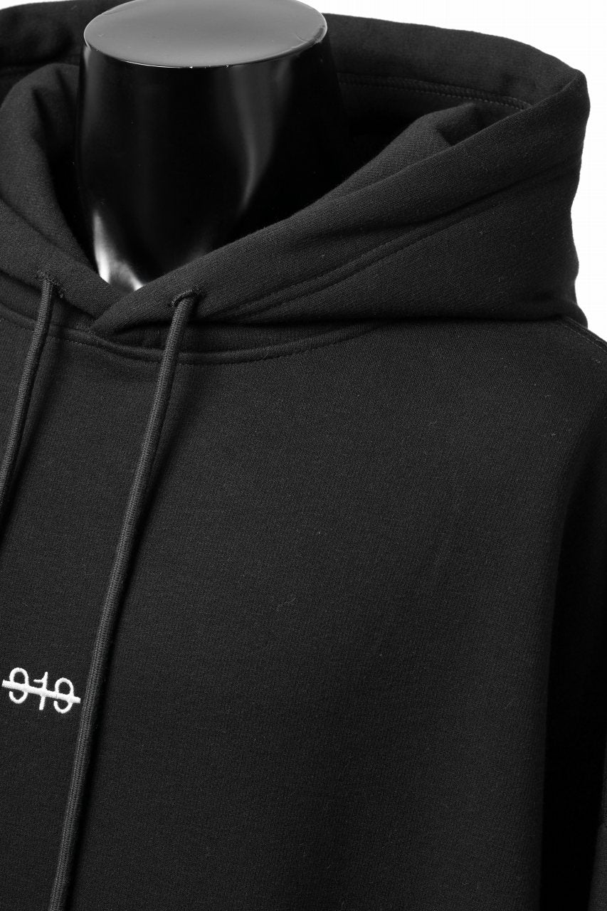 A.F ARTEFACT BOMBERHEAT® BACK LOGO HOODIE (BLACK) - Image 10