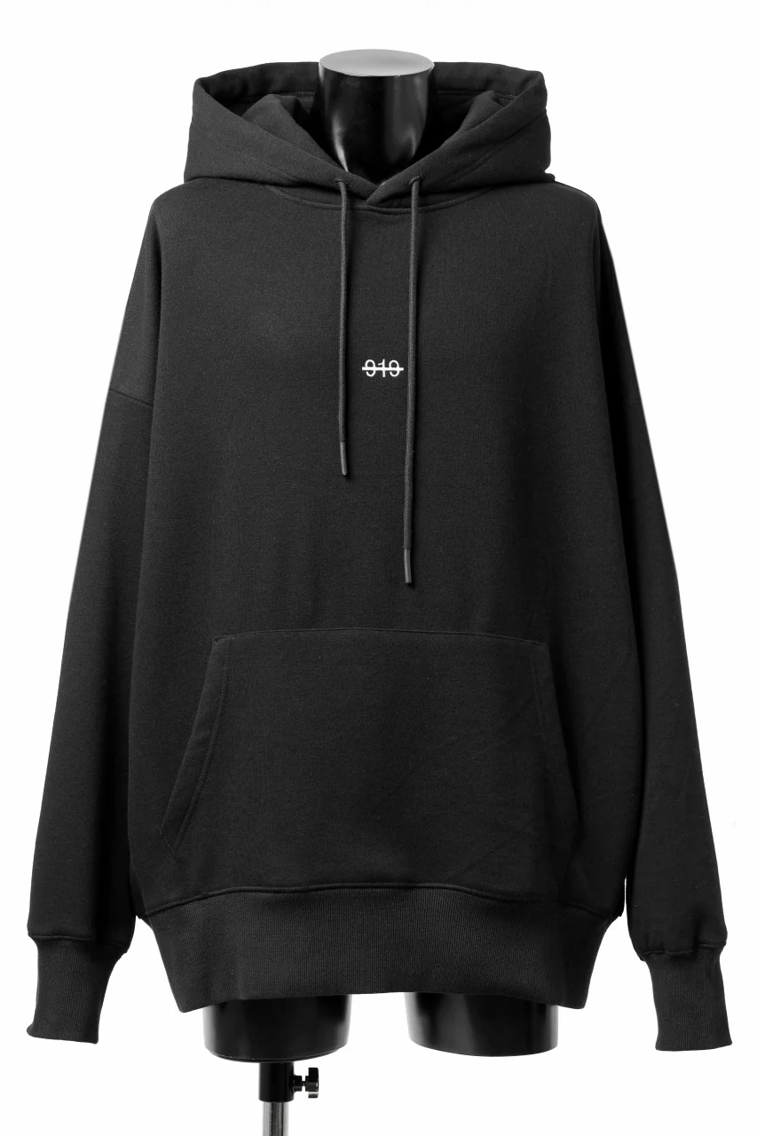 A.F ARTEFACT BOMBERHEAT® BACK LOGO HOODIE (BLACK) - Image 2