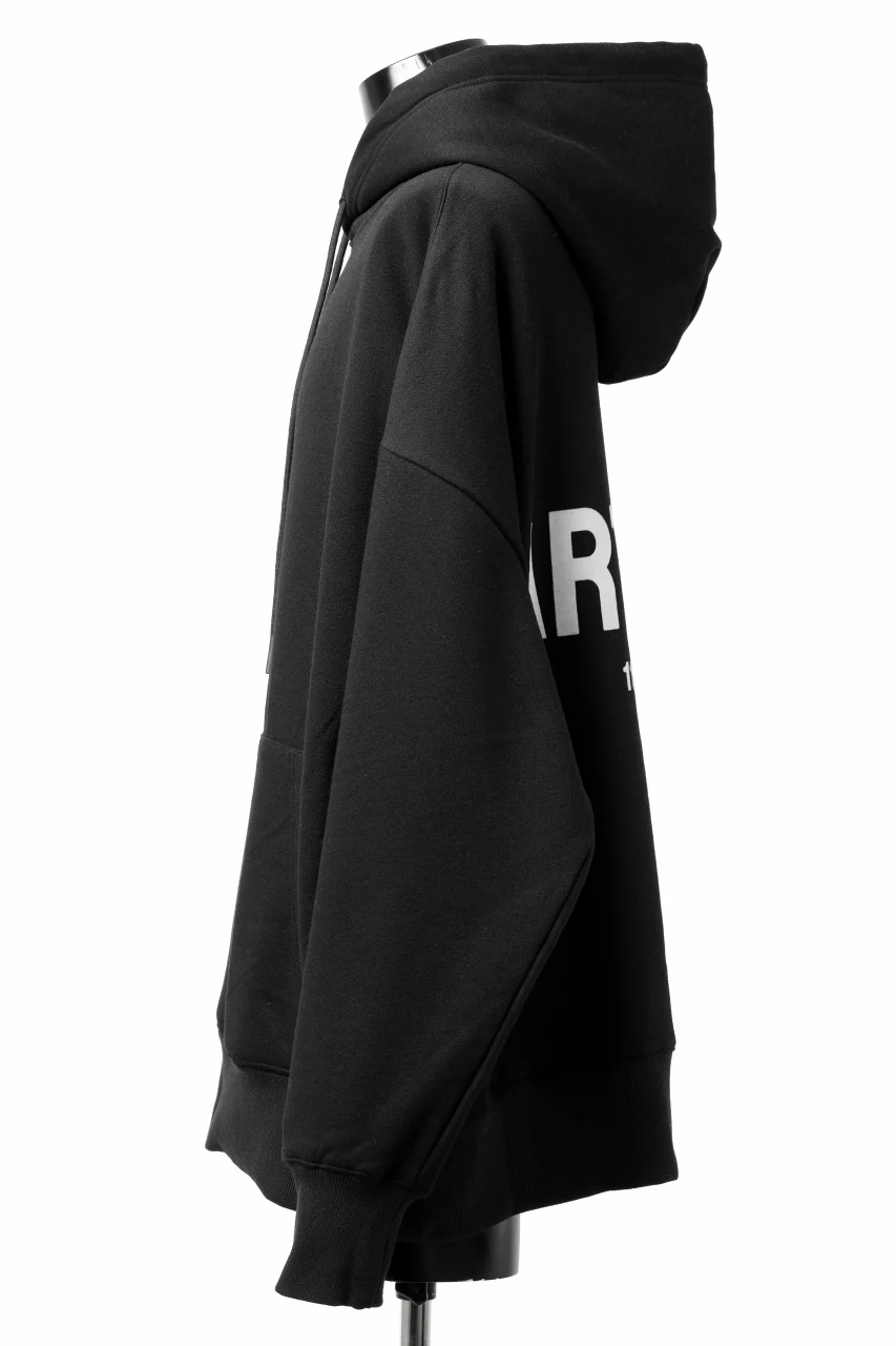 A.F ARTEFACT BOMBERHEAT® BACK LOGO HOODIE (BLACK) - Image 5