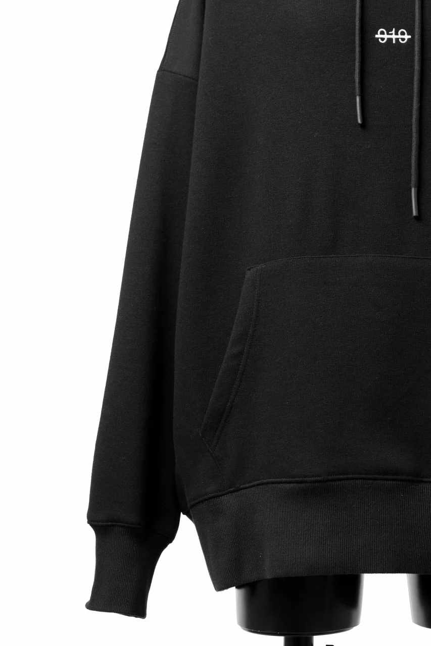 A.F ARTEFACT BOMBERHEAT® BACK LOGO HOODIE (BLACK) - Image 7