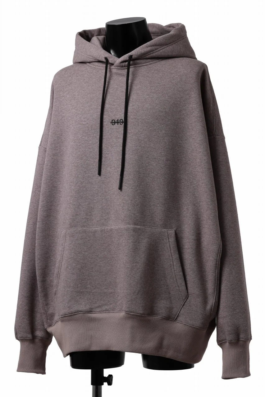 A.F ARTEFACT BOMBERHEAT® BACK LOGO HOODIE (BROWN) - Image 4