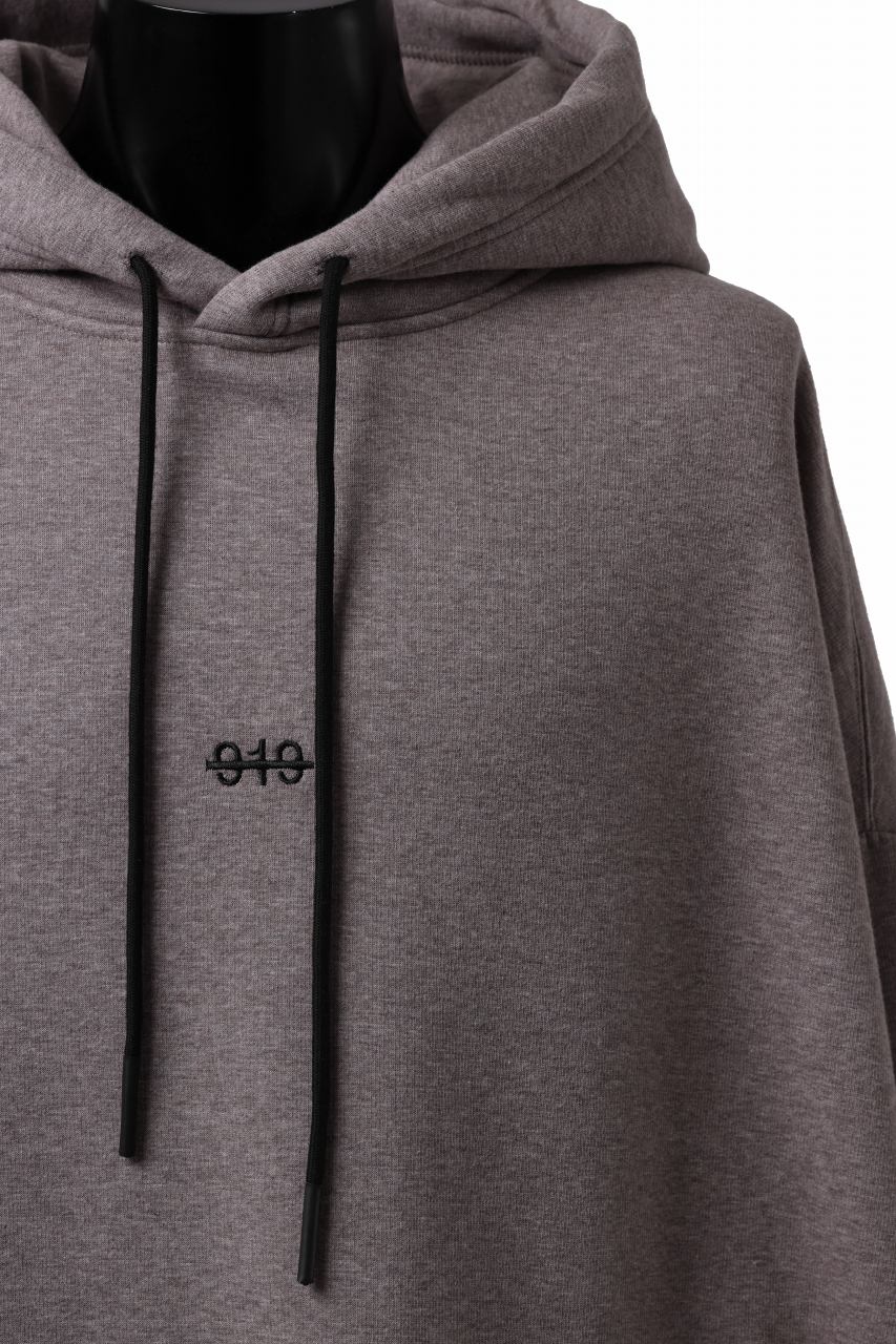 A.F ARTEFACT BOMBERHEAT® BACK LOGO HOODIE (BROWN) - Image 6