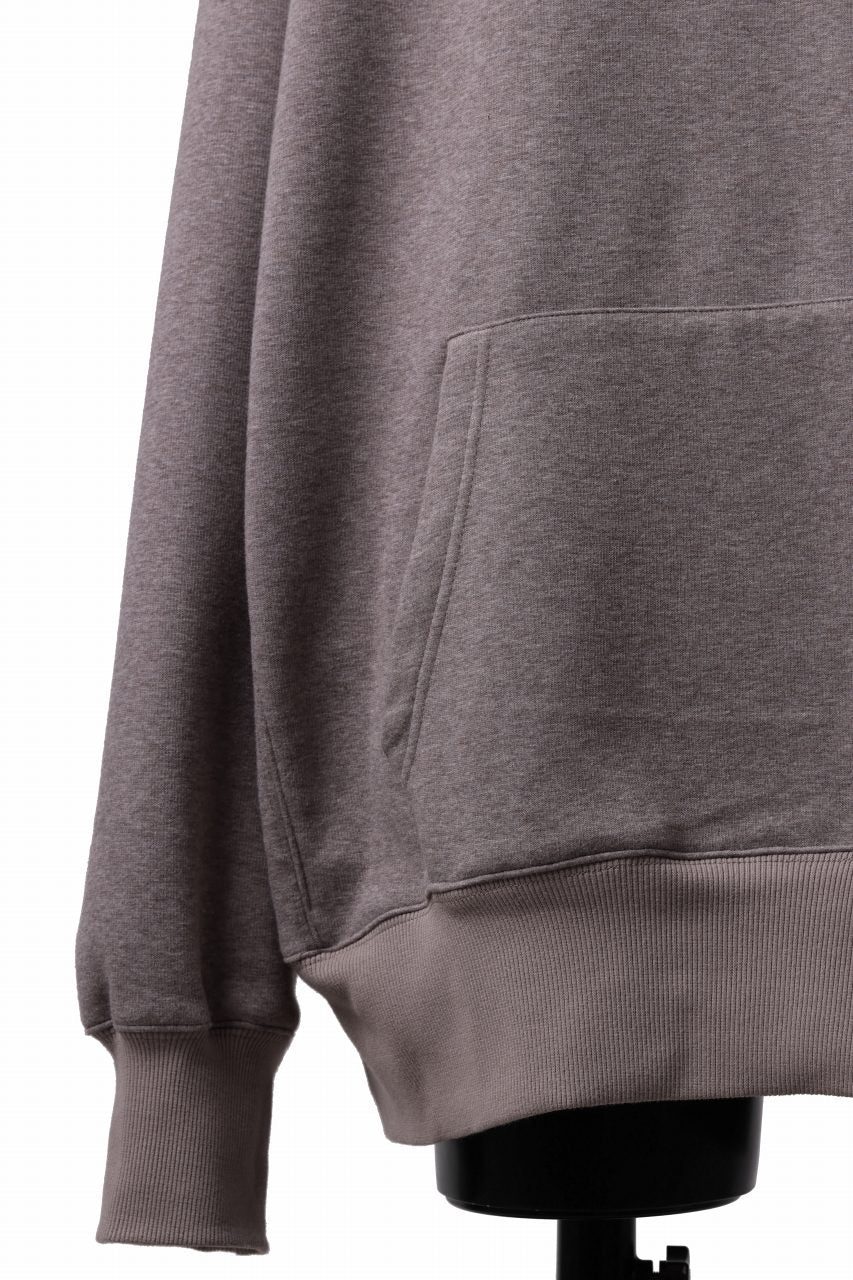 A.F ARTEFACT BOMBERHEAT® BACK LOGO HOODIE (BROWN) - Image 7