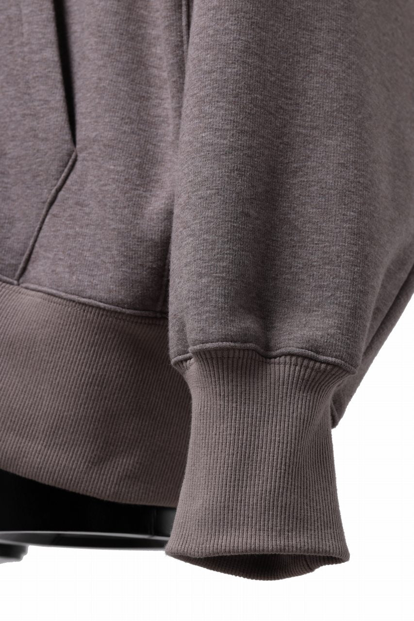 A.F ARTEFACT BOMBERHEAT® BACK LOGO HOODIE (BROWN) - Image 9