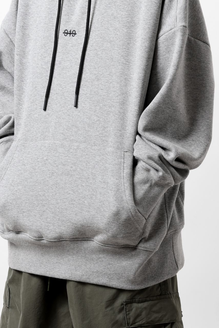 A.F ARTEFACT BOMBERHEAT® BACK LOGO HOODIE (LIGHT GREY) - Image 24