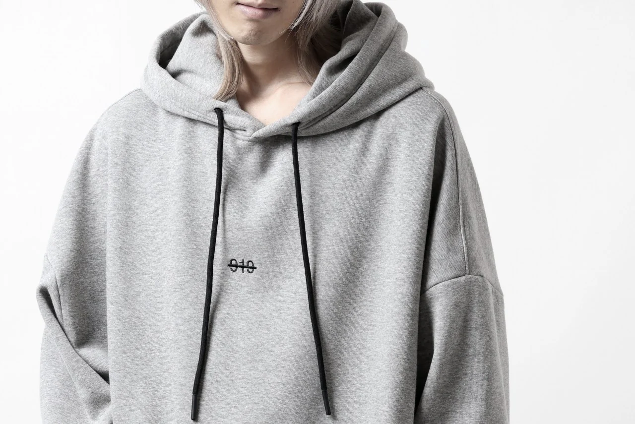 A.F ARTEFACT BOMBERHEAT® BACK LOGO HOODIE (LIGHT GREY) - Image 29